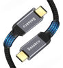 Picture of Sniokco USB4 Compatible with Thunderbolt 3 Cable (40Gbps/6.6ft), USB4 Cable for Thunderbolt 4 Cable, Support 5K@60Hz, 100W/20V/5A Charging, Compatible with External SSD, eGpu, USB-C Docking Station