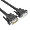 Picture of JUXINICE DB15 Male to Female Extension Cable Cord Black M/M Cable 26AWG Copper D-SUB 15 PIN Shielded Cable (10feet / 3M, Male to Female)