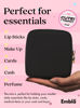 Picture of Embla Cosmetic Bag - Makeup Bag Travel Pouch, Toiletry Bags Cute Makeup Organizer, Nylon Zipper Pouches, Pink Black Coin Purse, Storage Bag Cosmetics Organizer, Make up bags Mini, Small, Large, Womens