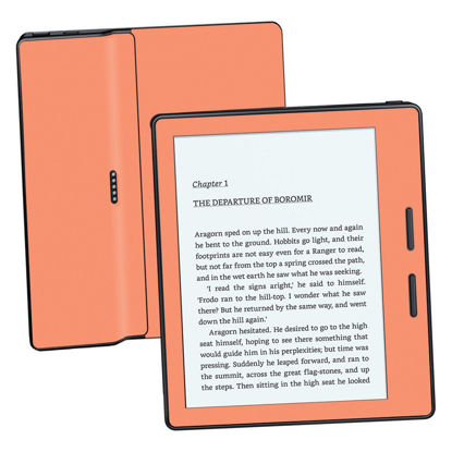 Picture of MightySkins Skin Compatible with Amazon Kindle Oasis 6" (8th Gen) - Solid Peach | Protective, Durable, and Unique Vinyl Decal wrap Cover | Easy to Apply, Remove, and Change Styles | Made in The USA
