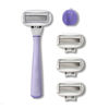Picture of FLAMINGO 5-Blade Razors for Women - 1 Razor Handle + 4 5-Blade Refills + 1 Shower Holder - Lilac