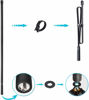 Picture of Bingfu Dual Band VHF UHF 136-520MHz 18.5 inch Foldable CS Tactical SMA Female Ham Radio Antenna with 3 feet Extension Relocation Cable for Kenwood Baofeng BF-F8HP UV-5R UV-82 BF-888S GT-3 Ham Radio