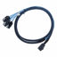 Picture of EDIMS Internal HD Mini SAS SFF-8643 to 4 SATA Forward Breakout Cable Used for Raid Card SFF-8643 Controller,3.3FT