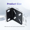 Picture of PhyinLan Rack Mount Kit for 17.3 inch Switches, Adjustable Rack Ears for Buffalo Tech, Cisco, NETGEAR,Dell, D-Link, Linksys and TRENDnet Products, Adjustable Hole Distance 14-29mm