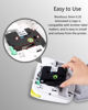Picture of 9mm 0.35 Inch Laminated White TZ Tape Replace for Brother TZe-221 TZe221 PTouch Label Tape Compatible with Brother P-Touch Label Maker PT-D210 PT-D220 PT-H103W PT-1890 PT-D600 PT-D410, 4-Pack