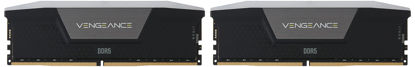Picture of CORSAIR VENGEANCE RGB DDR5 RAM 64GB (2x32GB) 5200MHz CL40 Intel XMP iCUE Compatible Computer Memory - Black (CMH64GX5M2B5200C40)