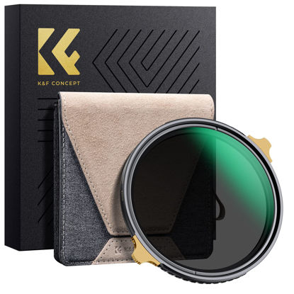 Picture of K&F Concept 82mm Variable ND Lens Filter ND2-32 (1-5 Stops) High Definition Adjustable Neutral Density Filter with 36 Multi-Layer Coatings (Nano X PRO Series