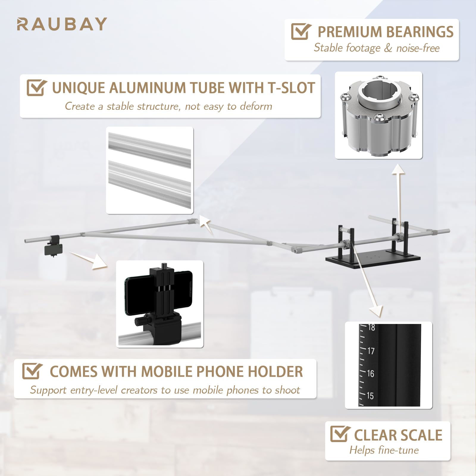 GetUSCart- 【Not Include Main Part】RAUBAY 360 Degree Spinner (Lite ...