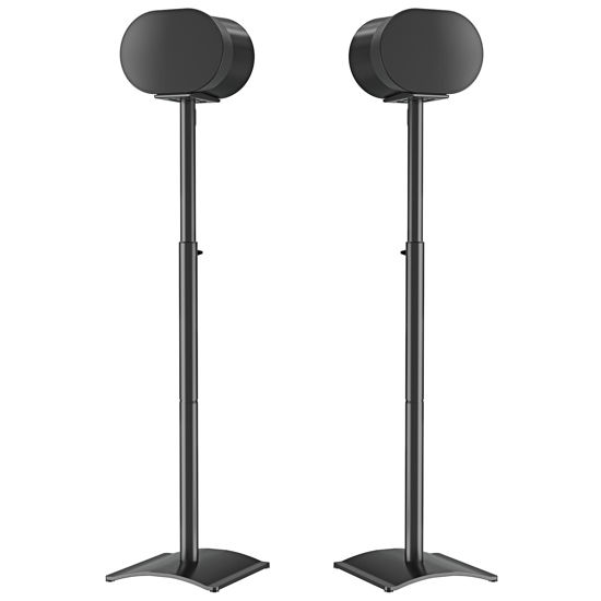 Picture of Mounting Dream Speaker Stands for Sonos Era 300, Height Adjustable Up to 49.3", Set of 2 Surround Sound Speaker Stand with Cable Management for Sonos Era 300 Wireless Speaker,13.2 LBS Loading MD5416