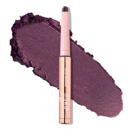 Picture of Mally Beauty Evercolor Eyeshadow Stick - Iced Plum Shimmer - Waterproof and Crease-Proof Formula - Easy-to-Apply Buildable Color - Cream Shadow Stick