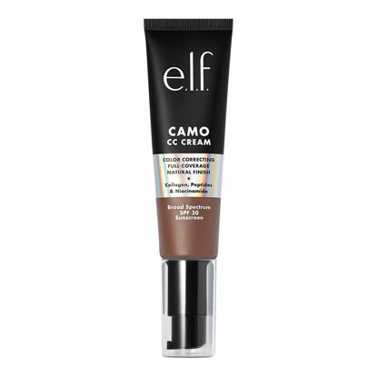 Picture of e.l.f. Camo CC Cream, Color Correcting Medium-To-Full Coverage Foundation with SPF 30, Deep 560 C, 1.05 Oz (30g)