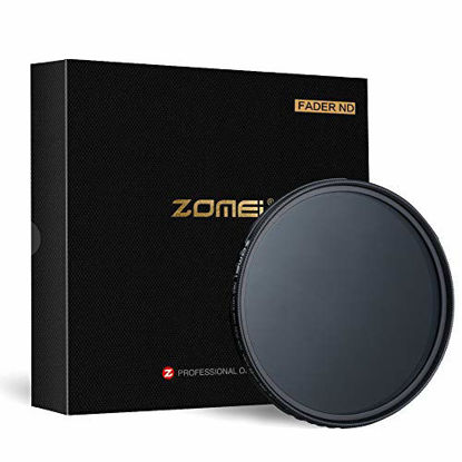 Picture of ZoMei 62mm Neutral Density Filter Fader Variable NDX Adjustable ND2 ND4 ND8 ND16 to ND400 Lens Filter