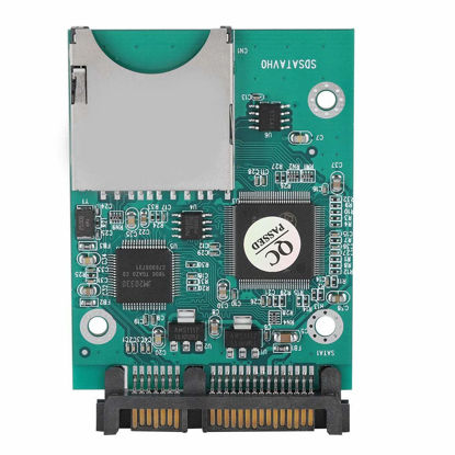 Picture of Wendry SD to SATA Adapter Converter, 22MB/s Fast Transmission SD/SDHC/SDXC/MMC Memory Card to 2.5in 7+15P SATA Converter Adapter