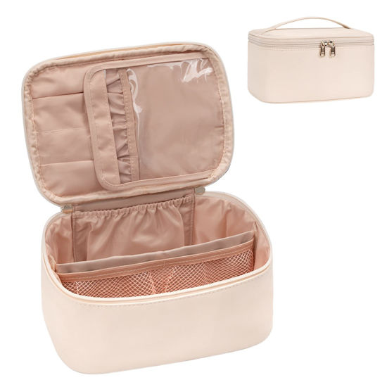 Women's toiletry on sale train case