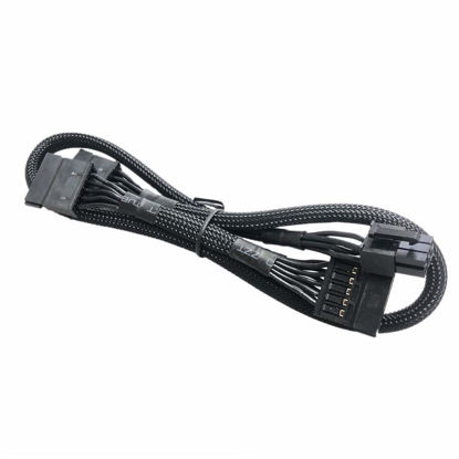 Picture of GINTAI EVGA SATA6 pin to 3X SATA Driver Power Cable Replacement for EVGA Supernova 450-850 G2 B3 G3 G5 P2 B2 80 Plus (53.5cm)