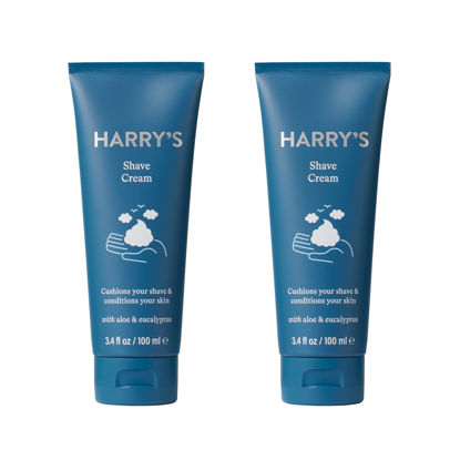 Picture of Harry's Shaving Cream - Shaving Cream for Men with Eucalyptus - 2 pack (3.4 oz)