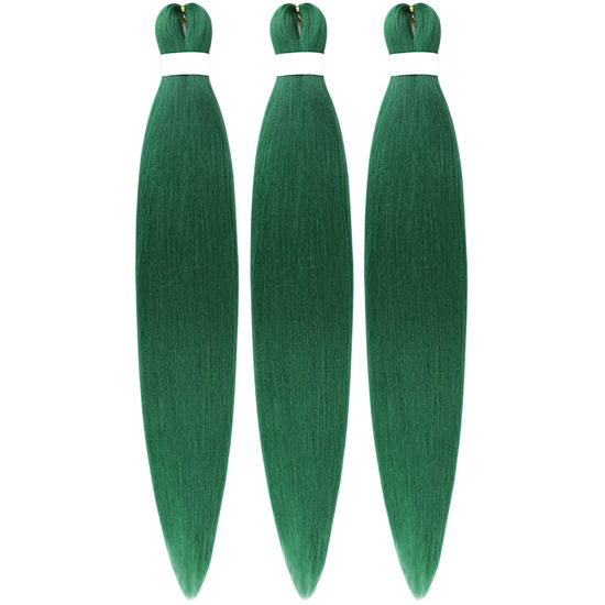 GetUSCart- Dark Green Braiding Hair Pre stretched Box Braids Braiding Hair  Extension 30 inch