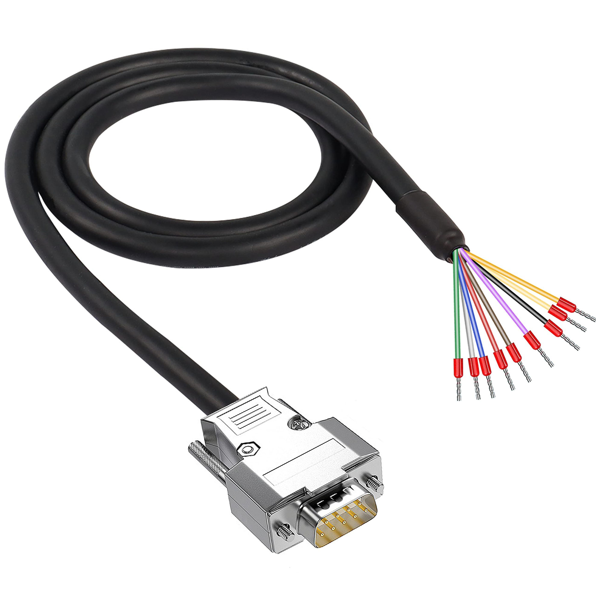 GetUSCart- XMSJSIY DB9 Connector Adapter Cable, D-SUB 9Pin RS232 Serial ...