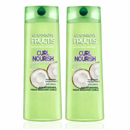 Picture of Garnier Hair Care Fructis Triple Nutrition Curl Nourish Shampoo (Packaging May Vary), 12.5 Fluid, 2 Count