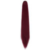 Picture of Felendy Ponytail Extension Claw 18" 20" Curly Wavy Straight Clip in Hairpiece One Piece A Jaw Long Pony Tails for Women (Wine Red-Straight)