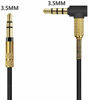 Picture of Esimen Microphone Audio Cable Compatible for Sony WH-1000XM3 WH-1000XM4 WH-CH700N WH-1000XM4 Headphones 4.9 inches?fit Android Apple Device 3.5mm - 3.5mm Male to Male (Black+Gold)