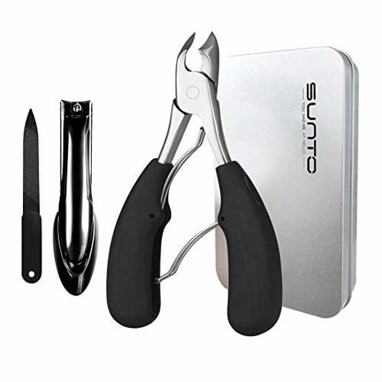 Camila Solingen CS13 Large Heavy Duty Toe Nail Clipper for Thick Toenails,  Manicure & Pedicure, Double Barrel Spring. Super Sharp Trimmer Curved  Stainless Steel 20mm Blade Made in Solingen, Germany