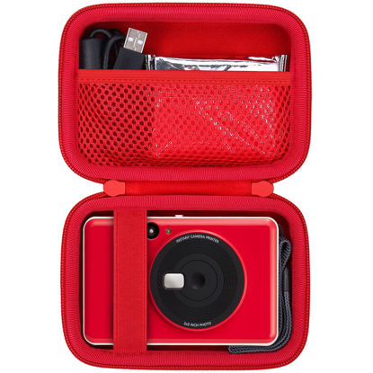 Picture of co2CREA Hard Case Replacement for Canon IVY 2 Mobile Mini IVY CLIQ CLIQ+ CLIQ 2 CLIQ+ 2 Instant Camera Printer Wireless Bluetooth Photo Printer, Lady Bug Red Case