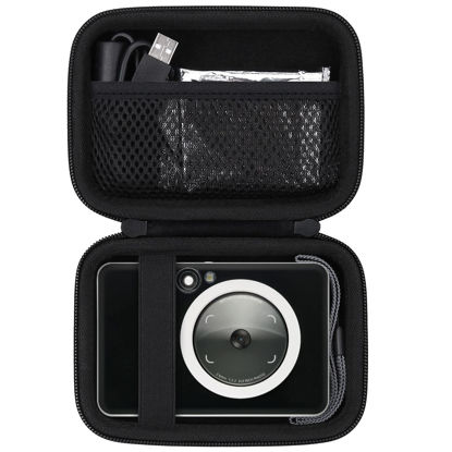 Picture of co2CREA Hard Case Replacement for Canon IVY 2 Mobile Mini IVY CLIQ CLIQ+ CLIQ 2 CLIQ+ 2 Instant Camera Printer Wireless Bluetooth Photo Printer, Midnight Black Case