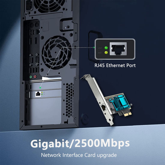 GetUSCart- 2.5GBase-T Gigabit Network Card PCI Express Ethernet Adapter ...