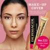 Picture of Dermacol - Full Coverage Foundation, Liquid Makeup Matte Foundation with SPF 30, Waterproof Foundation for Oily Skin, Acne, & Under Eye Bags, Long-Lasting Makeup Products, 30g, Shade 222