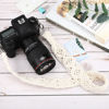 Picture of Weewooday Macrame Camera Strap Bag Shoulder Strap Woven Natural Cotton Cord Bag Strap for Women, Men (White,31.5 x 1.5 Inches)