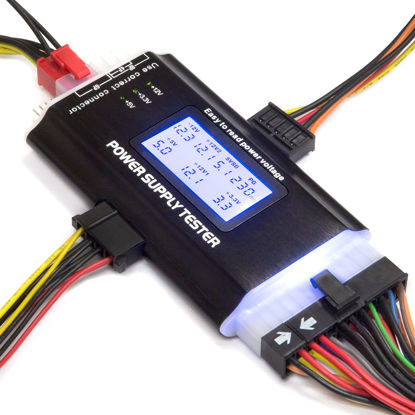 Picture of Kingwin PC Computer Power Supply Tester, Digital LCD Screen, ATX/ITX/IDE/HDD/SATA/BYI (KPST-01)