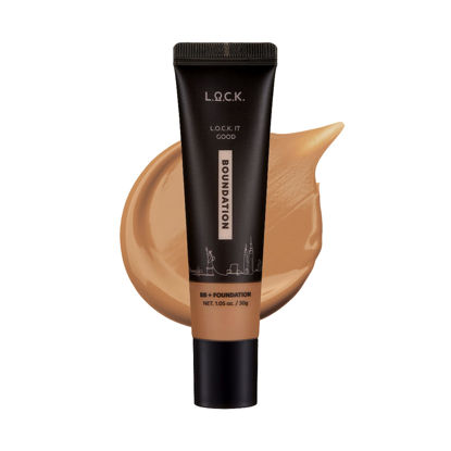 Picture of L.O.C.K. Color L.o.c.k. it Good Boundation, B.B Cream + Foundation, Medium Coverage, 12 Shades, Net. 1.05 fl.oz. / 30g, (09 Coffee - (Boundation = BB + Foundation))