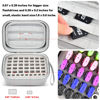 Picture of USB Flash Drive Case, Thumb Drive, Memory Card SD SDXC SDHC Card Holder Organizer, Electronic Accessories Storage Bag for SanDisk/ SamData/ Samsung/ TOPESEL/ PNY/ Memory Stick/ YubiKey - Grey