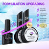Picture of Gelike EC Milky White Gel Nail Glue 32ML - Vitamin B&E 6 in 1 Extra Strong Brush on Nail Glue for Acrylic Nails,2PCS Long Lasting Base Gel Adhesive Jelly UV Nail Glue for Press On Nail Tips,Need Cure