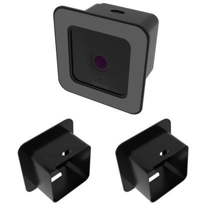 Picture of Teccle Window Mount for Blink Mini, Through Window Use Blink Mini Indoor Security Camera, No Need to Run Wiring Outdoors (Pack of 2, Black)