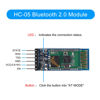 Picture of Diitao 4PCS HC-05 Wireless Bluetooth RF Transceiver Master Slave Integrated Bluetooth Module 6 Pin Wireless Serial Port Communication WL BT Module (HC-05)