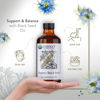 Picture of HBNO Organic Black Seed Oil - Huge 8 oz (240ml) Value Size - USDA Certified Organic Black Seed Oil, Cold Pressed for Face, Body, Lips, Shampoo & Conditioner