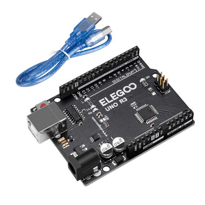 Picture of ELEGOO UNO R3 Controller Board ATmega328P with USB Cable, Compatible with Arduino IDE