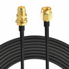 Picture of Bingfu WiFi Antenna Extension Cable 50 feet RP-SMA Male to RP-SMA Female Bulkhead Mount Double Shielded Low Loss -100 Cable for WiFi Wireless Router Hotspot Security IP Camera