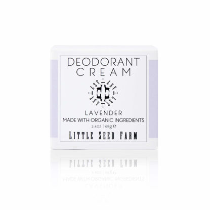 Picture of Little Seed Farm All Natural Deodorant Cream, Aluminum Free Deodorant for Women or Men, 2.4 Ounce - Lavender