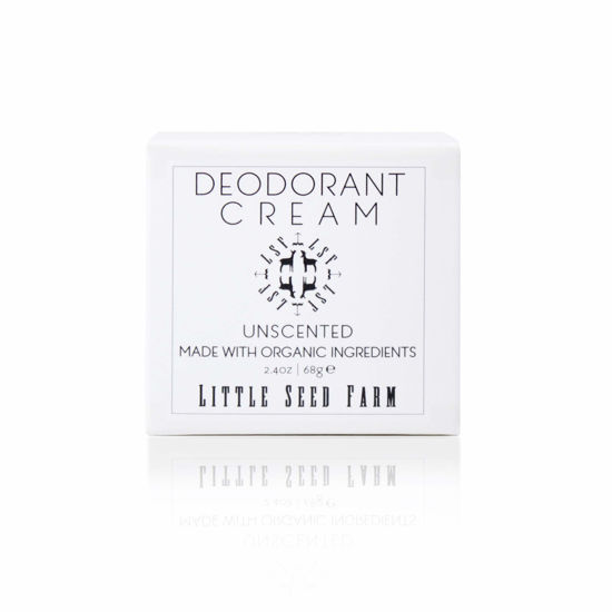 Picture of Little Seed Farm All Natural Deodorant Cream, Aluminum Free Deodorant for Women or Men, 2.4 Ounce - Unscented