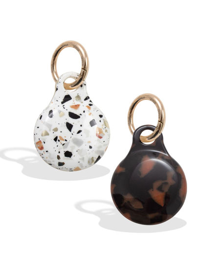Picture of Sonix Cases for Apple AirTags with Keychain ( Brown Tort, Confetti Terrazzo) 2-Pack