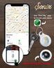 Picture of Sonix Cases for Apple AirTags with Keychain ( Brown Tort, Confetti Terrazzo) 2-Pack