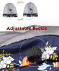 Picture of Satin Lined Headwear for Frizzy Hair Slap Slouchy Sleep Bonnets Star in Black