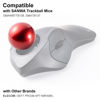 Picture of SANWA Large Trackball 44mm/1.73in, Replacement Ball for SANWA GMAWBTTB138/GMATB137, ELECOM DEFT PRO, and Other Compatible Trackball Mouse, Glossy Red