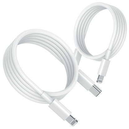 Picture of 6ft iPhone Charger USB C Lightning Cable,Usbc to Lighting Fast Charging Cord for iPhone 13 12 Charger Cable 6 ft【Apple MFi Certified】,Long Type C Wire for Apple iPhone 13 12 Pro Max 11 X XS XR 8 Plus