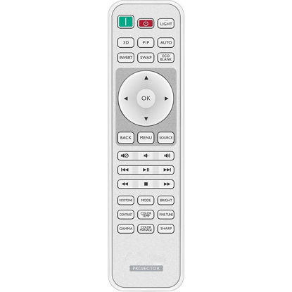 Picture of Rlsales Universal Replacemnt Remote Control Compatible for BenQ Projector i720 w1070+ HT1075 HT1085ST