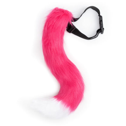 Picture of DRESHOW Fox Fur Tail Cosplay Party Costume Super Huge Fluffy Tail for Teen Adult