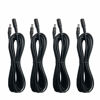 Picture of Power Extension Cord, 4Pack 10ft DC 12V Power Supply Adapter Extension Cable 2.1mm × 5.5mm Plug for Wireless IP Security Cameras, LED Lights Strip, Baby Monitor, DVR, NVR, Router